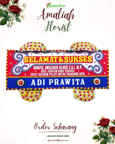 Karangan Bunga Ucapan Selamat di Sidodadi