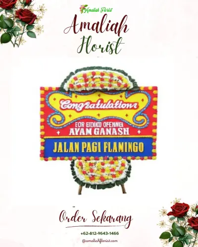 Bunga Papan Congratulation di Sidodadi